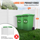 VEVOR Panneau Brise Vue Extérieur 127x127 cm Clôture de Jardin Horizontale Kit 4 Panneaux de Confidentialité avec Piquets Métalliques, Accessoires pour Sols Souples, Cacher les Climatiseurs, Poubelles - image 5