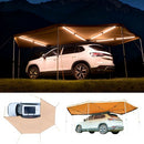 VEVOR Auvent 270 Degrés 6,09x2,10 m Auvent Voiture Latéral Rétractable Abri Autoportant Toutes Saisons pour Véhicule SUV Fourgonnettes Camionnettes Camping, Éclairage LED Intégré Imperméable UV50+ - image 2
