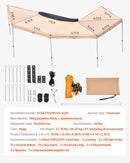 VEVOR Auvent 270 Degrés 6,09x2,10 m Auvent Voiture Latéral Rétractable Abri Autoportant Toutes Saisons pour Véhicule SUV Fourgonnettes Camionnettes Camping, Éclairage LED Intégré Imperméable UV50+ - image 8