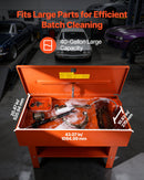 VEVOR Fontaine de Nettoyage, Fontaine de Dégraissage avec Cuve de Nettoyage 135 L et Capacité Solvant 65 L, Bac de Lavage pour Pièces Mécaniques Auto Garage Atelier, sur Pied, avec Pompe Électrique - image 3