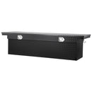 VEVOR Boîte à outils pour camion robuste en aluminium à texture diamant, 1770x501x465 mm, coffre à outils étanche pour benne de camionnette, camping-car, avec serrure, clés et poignées latérales, noir - image 10