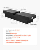 VEVOR Boîte à outils pour camion robuste en aluminium à texture diamant, 1771x507x331 mm, coffre à outils étanche pour benne de camionnette, camping-car, avec serrure, clés et poignées latérales, noir - image 8