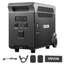 VEVOR Batterie Supplémentaire pour Station Électrique Portable, Batterie d'Extension LiFePO4 3840 Wh avec 3 Ports Sortie pour Bricolage, Camping, Voyages, Camping-cars, Activités Plein Air, Urgences