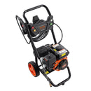 VEVOR Nettoyeur haute pression à essence, 3400 PSI, laveuse haute pression à gaz, 10 L/min, avec pompe en aluminium, pistolet pulvérisateur, rallonge et 5 buses pour voiture, maison, allée, vertical - image 11