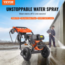 VEVOR Nettoyeur haute pression à essence, 3500 PSI, laveuse haute pression à gaz, 10 L/min, avec pompe en aluminium, pistolet pulvérisateur, rallonge et 5 buses pour voitures, maisons, allées, patios - image 3