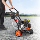 VEVOR Nettoyeur haute pression à essence, 3950 PSI, laveuse haute pression à gaz, 10 L/min, avec pompe en cuivre, pistolet pulvérisateur, rallonge et 5 buses pour voitures, clôtures, maisons, vertical - image 9