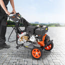 VEVOR Nettoyeur haute pression à essence, 4400 PSI, laveuse haute pression à gaz, 15 L/min, avec pompe en cuivre, pistolet pulvérisateur, rallonge et 5 buses pour voitures, clôtures, maisons, allées - image 9