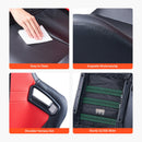 VEVOR Siège de course, lot de 2, cockpit de course réglable avec inclinaison grand angle et mousse haute résilience, cuir PVC souple et curseur Q235B, pour voitures de course et karts, noir+rouge - image 7