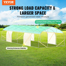 VEVOR Serre Tunnel Jardin, 900x300x200 cm, Tente Abri Plantes Toit Pointu, Cadre Acier Galvanisé, Couverture PE Verte, Porte à Glissière Enroulable, 12 Fenêtres, pour Extérieur Cultiver Légumes Fleurs - image 3