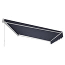 VEVOR Store Banne Manuel 350x300 cm Auvent Rétractable pour Terrasse et Balcon, Extérieur, Devantures de Cafés, de Restaurants, de Boutiques, avec Manivelle, Angle d'Inclinaison 45°-85°, Gris Foncé - image 11