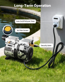 VEVOR Aérateur de Bassin 590 W Système d'Aération Lac de 1,2 hectare Pompe à Air Étang Extérieure pour Circulation Oxygène en Eau Profonde, avec Compresseur Air, 2 Diffuseurs, 2 Tuyaux Lestés 30,5 m - image 7