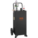 VEVOR Chariot à essence 30 gallons réservoir de stockage de carburant avec roues, pompe de transfert manuelle, conteneur d'essence carburant diesel pour voitures, tondeuses à gazon, VTT, bateaux, noir - image 11