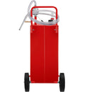 VEVOR Chariot de carburant 30 gallons réservoir de stockage d'essence 4 roues, pompe de transfert manuelle, conteneur de carburant essence diesel pour voitures, tondeuses à gazon, VTT, bateaux, rouge - image 12