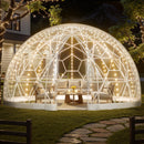 VEVOR Tente à Bulle Dôme, 4,5 x 2,9 m, Tente Igloo Transparente Résistante, 10 à 14 Personnes, avec Fenêtres, pour Extérieur, Camping, Terrasse, Arrière-cour, Fête, Anniversaire, Mariage - image 9