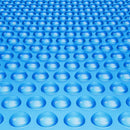 VEVOR Couverture solaire pour piscine, 12,19 X 6,10 m, bâches solaires rectangulaires pour piscine, épaisseur de 0,4 mm, protecteur de piscine pour piscine hors sol creusée, pour chauffer l'eau, bleu