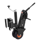 VEVOR Chariot de Remorque, Capacité Charge de Languette 227 kg, Hauteur 330-590 mm, Pneu Caoutchouc Pneumatique 22,8 cm, Entraînement Manuelle ou Par Clé Électrique, pour Déplacer Remorque Camping-car - image 12
