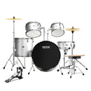 VEVOR Kit de batterie complet pour adulte, 5 pièces, 55,9 cm, avec basses toms, caisse claire, supports de trône réglables, cymbale, charleston, pédale et baguettes, kit de batterie débutant pour adul - image 12