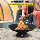 VEVOR Braséro Extérieur de Jardin Diamètre du Bol 76 cm Bol de Feu Extérieur Fonte Durable Peint en Noir Braséro Barbecue Bâton de Bois de Chauffage Fourni pour Profiter de Rassemblements Chaleureux - image 3