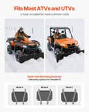 VEVOR Lame Chasse Neige Universelle, 109 cm 183 cm, Lame de Déneigement en Acier, avec Rabats en Caoutchouc, Compatible pour la Plupart des VTT et UTV, sur Allées, Chemins de Fermes, Routes Rurales - image 5
