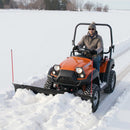 VEVOR Lame Chasse Neige Universelle, 109 cm 183 cm, Lame de Déneigement en Acier, avec Rabats en Caoutchouc, Compatible pour la Plupart des VTT et UTV, sur Allées, Chemins de Fermes, Routes Rurales - image 9