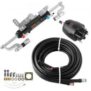 VEVOR Kit Direction Hydraulique Hors-bord 300 hp 7,9 m Système de Direction pour Bateau, Monomoteur, avec Pompe de Barre 2,5 MPa, Vérin de Verrouillage Bidirectionnel, 2 Flexibles Haute Résistance - image 2