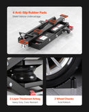 VEVOR Pont Élévateur Pneumatique 3 T jusqu'à 550 mm, Cric de Levage pour Voitures Réglable, avec Barres de Support, Cales de Roues et Patins en Caoutchouc, pour Réparation Voitures SUV Garage - image 6