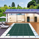VEVOR Bâche Piscine Rectangulaire 5,5 x 10,4 m Couverture Protection Piscine PP contre Débris Neige Protège Piscine Maille Serrée Ressort Inox Boulon Sol Laiton pour Piscines 4,9 x 9,8 m Maison Vert - image 9