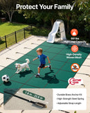 VEVOR Bâche Piscine Rectangulaire Hivernage 6,1 x 11,6 m, Bâche à Bulle Piscine Verte, Couverture Solaire Piscine Extérieur, Protection de Piscine et des Enfants - image 5