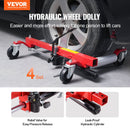 VEVOR Chariot de Manutention de Voiture Lot de 4, Charge Chacun 680 kg , Chariot Déplace Voiture Hydraulique, Roues Rotatives à 360°, Aide à la Manœuvre Positionnement pour Véhicule Camion Remorque - image 3