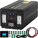 VEVOR Onduleur Onde Sinusoïdale Modifiée 5000 W CC 12 V vers CA 110 V Écran LCD - image 9