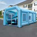 VEVOR Cabine de Peinture Gonflable 10x5x3,5 m, Tente Pulvérisation Gonflable pour Voiture, avec 2 Souffleurs et Système de Filtration, Portable, Station de Travail de Peinture Automobile, Garage - image 9