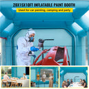 VEVOR Cabine de Peinture Gonflable 8,5x4,6x3 m, Tente Pulvérisation Gonflable pour Voiture, avec Système de Filtration 2 Souffleurs, en Oxford, Station de Travail de Peinture Automobile, Garage - image 3