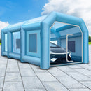 VEVOR Cabine de Peinture Gonflable Automobile 8x4x3m Tente Gonflable Auto Pulvérisation Peinture Extérieur avec Souffleurs de Gonflage de Ventilation 1100W/330W pour Voiture - image 9