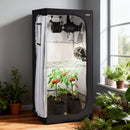 VEVOR Chambre de Culture, 80x80x180 cm, Tente de Culture Kit Complet, avec Éclairage LED Spectre Complet, Système Ventilation, Mylar 600D Hautement Réfléchissant, pour Plantes Intérieur Fleurs Légumes - image 9