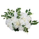 VEVOR Boules de Fleurs Artificielles Lot de 10 Diamètre Max 45 cm Compositions Roses Blanches Artificielles, Fausses Fleurs Décoratives pour Centres de Table, Mariages, Saint-Valentin, Déco Intérieur - image 10