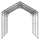VEVOR Abri de voiture en métal robuste, 3 x 4,5 m, abri de garage extérieur avec cadre et toit en acier galvanisé, auvent pour voiture multi-usage avec parois latérales amovibles, pour pick-up, bateau - image 12