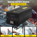VEVOR Onduleur à Onde Sinusoïdale Modifiée 5000 W CC 12 V vers CA 120 V Voiture - image 3