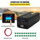 VEVOR Onduleur à Onde Sinusoïdale Modifiée 5000 W CC 12 V vers CA 120 V Voiture - image 6