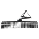 VEVOR Scarificateur Tracté 183 cm Râteau Scarificateur à Remorquer pour Tracteurs Attelage 3 Points Catégorie 1, Jardin, Ferme, Entretien de Pelouse, Enlever Herbe Morte Gazon, avec 36 Dents en Acier - image 12